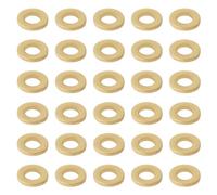 eMagTech 50 arandelas de latón en miniatura M1.0, arandelas de sellado de cobre plano, juntas planas de latón de cobre, anillos de fijación, accesorios de hardware