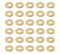 eMagTech 50 Arandelas de Latón en Miniatura M1.2 Arandelas de Sellado Planas de Cobre Juntas Planas de Latón Y Cobre Anillos de Fijación Accesorios de Hardware