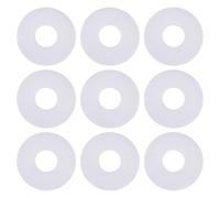 eMagTech 50 juntas tóricas de perfil de carrete blanco PTFE para eje de carrete de 6 mm para carrete de arrastre delantero compatible con FOX compatible con carretes Penn de 6 mm