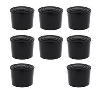 eMagTech 8 Almohadillas de Goma Antideslizantes para Pies de Escalera Aptas para Escaleras Circulares de 30 Mm.