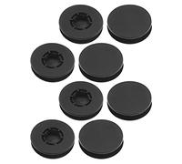 eMagTech 8 pz BQ6680520 Clips De Fijación Para Alfombrillas De Coche Compatible Con Mercedes-Benz W631/W201/W205/A205/C204/S204/C117/CL203/C209/W213/X253/W166/R230/Accesorios Para Coche Plástico Negro