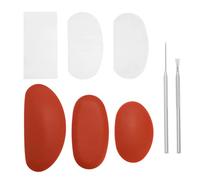 eMagTech 8 Pzs Herramientas para Esculpir Y Texturizar Costillas de Arcilla de Cerámica de Goma con Escultura Raspador con Forma de Cerámica Cortador Aguja de Cerámica Herramienta