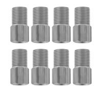 eMagTech 8 tuercas de conector de tubo de aceite de acero inoxidable M8 compatibles con Shimano SM-BH59 SM-BH90, color plateado