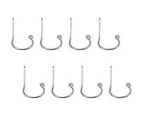 eMagTech 8 unids Clip de resorte de junta de bola para M8 extremo de varilla de acoplamiento de reemplazo de cojinete de bolas de vástago de bola Muelles de junta de bola