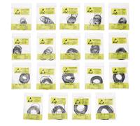 eMagTech 950Pzs Kit de Juntas Reloj de Goma Juntas Tóricas para Relojes Juego de Arandelas de Sello Simples A Prueba de Agua Accesorios para Reparación de Relojes Negro 0,5Mm