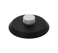 eMagTech Abrazadera de Discos Black Engineering Compatible con Rega Tocadiscos con Parte Superior Plateada