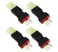 eMagTech Adaptador de Conector Deans T-Plug A Mini-T (4 Unidades) Compatible con T-Amiya