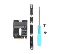 eMagTech Adaptador M.2 WiFi a Nvme SSD compatible con protocolo Nvme, PCIe4.0 a M2 NGFF Key E7210 compatible con 2230/2242/2260/2280