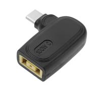 eMagTech Adaptador USB C a punta delgada de 100 W PD de punta delgada a tipo C, adaptador de carga de alimentación cuadrado hembra a USB C macho compatible con Lenovo