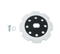 eMagTech Almohadilla Respaldo de 5 Pulgadas Almohadilla Lijado 125 Mm Pieza Repuesto 197922-4 Compatible con Makita Pulidora Orbital PO5000C PO6000C DPO500Z DPO600Z DPO600TKX1 8 Orificios