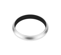 eMagTech Anillo Adaptador de Filtro de Cámara de 49 Mm Adaptador de Lente de Aleación de Aluminio Compatible con Fujifilm X100VI X100V para Tapa de Lente de Filtro ND CPL UV de 49 Mm Plateado