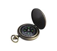 eMagTech Brújula portátil retro para camping, supervivencia, brújula de bolsillo de metal, brújula para niños, para senderismo, camping, caza, al aire libre, herramienta de navegación militar