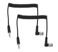 eMagTech Cable Disparador de Cámara de 2 Piezas de 3,5 Mm A N1 Compatible con MC-30 Compatible con Nikon Z8 Z9 D850 D500 D5 D810 D810A D800 D700 D4s D4 D3 D3s Extendido A 80 Cm de Longitud