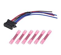 eMagTech Cableado de Resistencia del Motor del Ventilador con Conector 50 Mm²-1,50 Mm² Cableado de La Resistencia del Motor 8200729298 Compatible con Renault Megane Clio Scenic Twingo