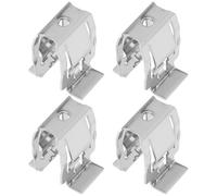 eMagTech Clip de Hierro para Manija de Techo Interior de Coche 4 Unidades 21 X 18 Mm Compatible con Audi A4 B8 B9 A6 C6.