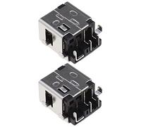 eMagTech Conector de puerto de carga de enchufe de corriente CC de 2 piezas de repuesto para ordenador portátil compatible con SAMSUNG NP550P7C NP300V5A