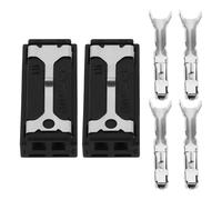 eMagTech Conector Eléctrico para Coche de 2 Pines con Clavijas MQS Buchse 4B0972623 Compatible con Audi Y Compatible con VW
