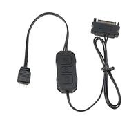 eMagTech Controlador ARGB de 5 V 3 pines SATA fuente de alimentación cable controlador de rayas para chasis ventilador tubo lámpara placa refrigeración disipador de calor radiador de refrigeración