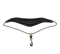 eMagTech Correa de cuello para saxofón con diseño ergonómico, almohadilla gruesa suave y gruesa y gancho giratorio de metal, correa de saxofón ajustable para soprano, alto, tenor, clarinete, fagot