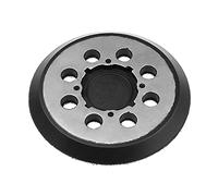 eMagTech Disco de lija con 8 agujeros de 5 pulgadas, 4 agujeros de tornillo, lijadora de respaldo, gancho y bucle, disco autoadhesivo negro, compatible con Dewalt DWE6423 DWE6421 DCW210B