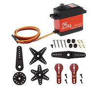 eMagTech DS3225 25KG Servo Digital de Metal Completo 25T Juego de Accesorios de Brazo para RC Coche Robot Impermeable Alto Torque Rotación de 180 °