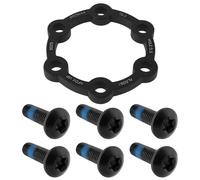 eMagTech Espaciador de Disco de Freno de Buje de 5 Mm con Tornillos de Aleaci¨®n de Aluminio Apto para La Mayor¨ªa de Bicicletas de Monta?a.