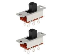 eMagTech Interruptor Deslizante de 6 Pines Y 8 Mm 2 Posiciones PBS-110-C 3 A/250 V Compatible con Jazzmaster (22,5 X 9 X 13,3 Mm)