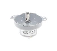 eMagTech JS-50 DC Micro Gear Motor Metal Gear Electric Synchronous Motor Turntable Electric Motor Accesorios para expositores artesanías Accesorios de iluminación DC 12V 5RPM