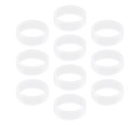 eMagTech Juego de 10 piezas de protección para joystick compatibles con Steam Deck Consola Joystick elástico anillo protector de silicona accesorio de videojuego transparente