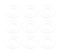 eMagTech Juego de 100 arandelas M6 de repuesto OD 12 mm 1,5 mm de grosor, arandelas de nailon de tensión de tambor, arandelas de tornillo de tensión adecuadas para kits de batería y snares, color