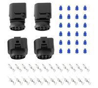 eMagTech Juego de 2 conectores de reparación automotriz 1J0973733 1J0973833 compatible con unidad de control de sensor VW arnés de cableado del motor