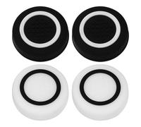 eMagTech Juego de 2 fundas protectoras de silicona suave para joystick compatible con controladores de juegos ASUS ROG Ally, blanco y negro