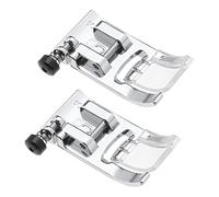eMagTech - Juego de 2 prensatelas (2 unidades, con cierre de presión Zig Zag XC3021051), compatible con Brother BabyLock Janome Singer