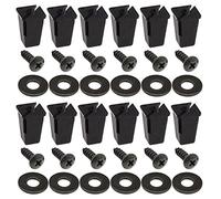 eMagTech Juego de 20 clips de fijación de tornillos de tuerca expansibles CZA4705L/RTC3744 para arcos de ruedas, panel de parachoques compatible con Land Mover Defender