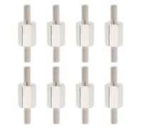 eMagTech Juego de 8 piezas de enfriador líquido para CPU CW-8960091-ABS compatible con procesadores Corsair 115 x 1700, color plateado