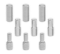 eMagTech Juego de 9 tornillos adaptadores de antena M4 M5 M6 Universo para coche, accesorios para antena de barra de vehículo, antena de techo, antena de coche, tornillo de conversión de mástil