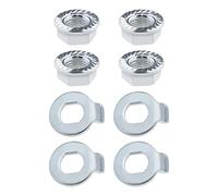 eMagTech Juego de arandelas de tuercas de motor de rueda delantera compatible con Xiaomi M365 Essential 1S Pro Pro 2 versión scooters eléctricos piezas de repuesto