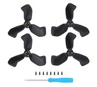 eMagTech Kit de 2 Pares de Hélices para Drones Color Negro Compatible con dji Neo 2