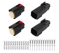 eMagTech Kit de Reparaci¨®n de 2 Conectores de 6 Pines para La Mayor¨ªa de Coches Y Motocicletas MX150