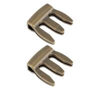 eMagTech Lote de 2 Sordina de Puente de Práctica de 3 Puntas 3 x 3 x 1 cm Compatible con Violín Viola