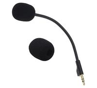 eMagTech Micrófono de Repuesto de 3,5 Mm 16,5 Cm Reduce El Ruido Desmontable Compatible con Logitech G Pro/G Pro X 7.1 Auriculares Negro con Cubierta de Espuma
