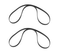 eMagTech Pack de 2 Correas Planas para Platina de Casete Diámetro 88 mm 276x4x0,6 mm Compatible con Pioneer CT-506