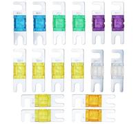 eMagTech Paquete de 16 fusibles electrónicos mini ANL 20 A 30 A 40 A 60 A 80 A 100 A 120 A 150 A CC 32 V para sistema de energía marina, vehículo híbrido eléctrico, radio de coche, motor CC