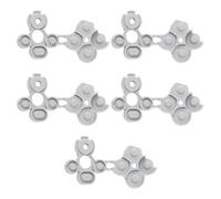 eMagTech Paquete de 5 almohadillas de contacto de botón conductivo compatibles con Xbox Series X y Series S Controller Repair Membrana de silicona