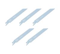 eMagTech Paquete de 5 Hojas de Sierra Sable Bimetálicas 24 tpi 150 mm Compatible con DeWalt Compatible con Makita