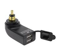 eMagTech Reemplazo de Cargador USB Dual para Motocicleta Compatible con BMW F800GS F650GS F700GS R1200GS R1200RT Enchufe de Cargador USB 2.4 A DC 12V-24V