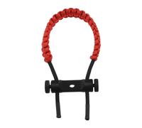 eMagTech Tiro con Arco Cuerda Trenzada Duradera Ajustable Arco Compuesto Eslinga Muñeca Adecuado para Arco Compuesto Tiro con Arco Tiro Al Blanco Accesorio Caza Rojo