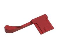 eMagTech Zapata de metal para pulgar hacia arriba, agarre de mano compatible con Fujifilm FinePix X-E4 X100F X100V XPro2 XPro3 DSLR cámara agarre de mano de aleación de aluminio rojo