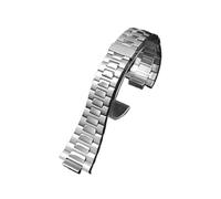 EMAIGlPO Accesorios de reloj Correa apta for Patek Philippe Nautilus 5711/5726 Correa de acero fino Correas de reloj de acero inoxidable convexas for hombre 25 mm * 13 mm