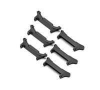 EMAIGlPO Adaptador de correa de acero inoxidable de repuesto, conector de banda sin espacio, apto for Samsung Galaxy Watch 7 Ultra, accesorio(6PCS Black,20mm)